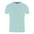 Aquascutum London Circle Logo Sky Blue T Shirt